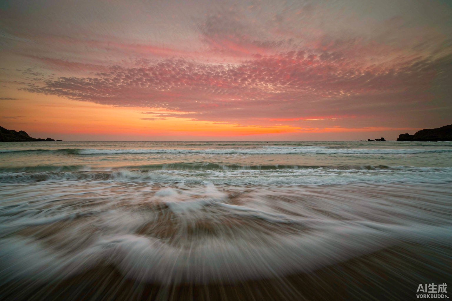 海边黄昏